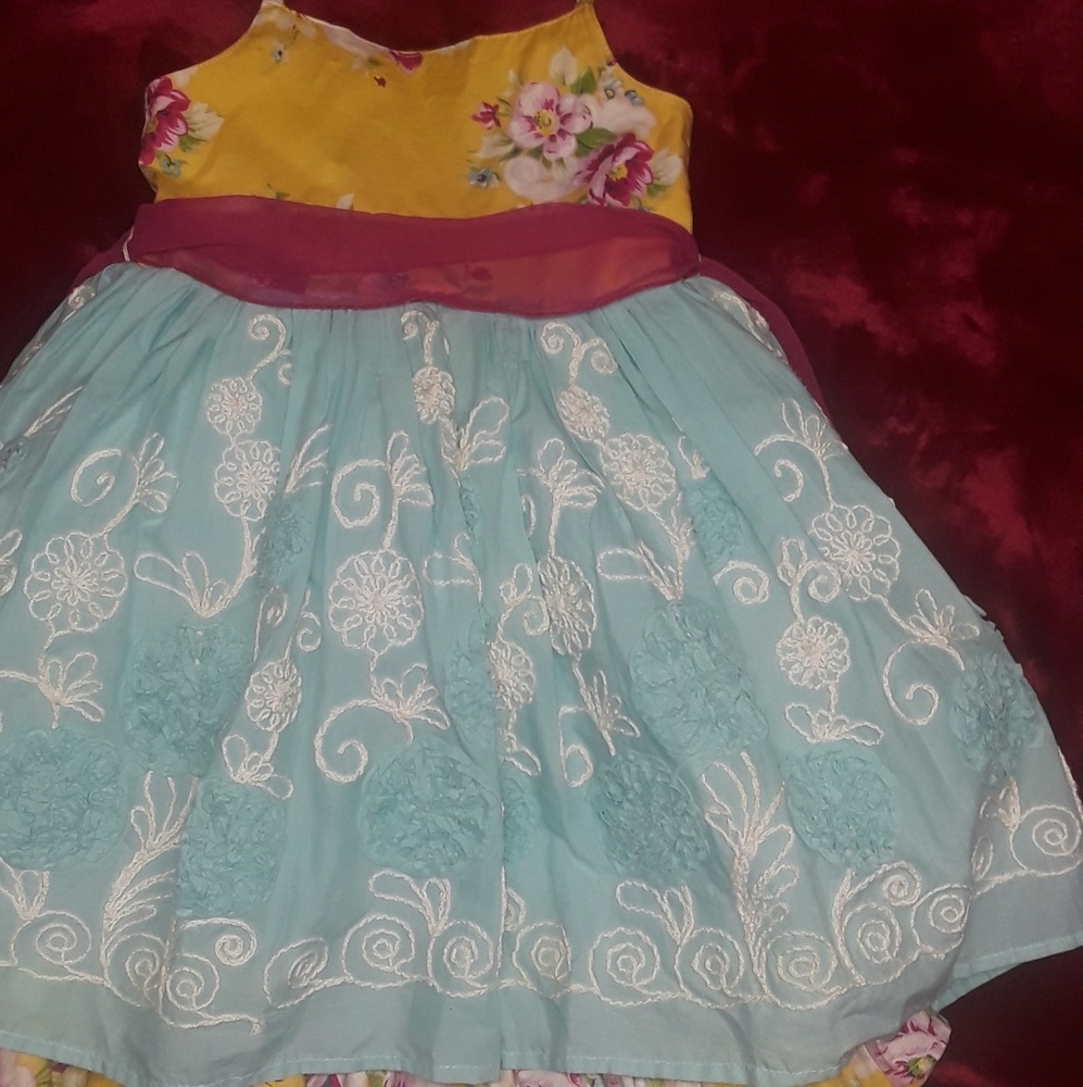 Girls Moxie & Mable tea party dress sz 5